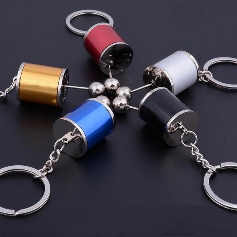 Creative Gear Box Keychain - Six-Speed Manual Design