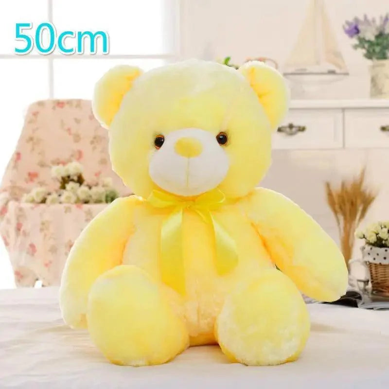 Osito de Peluche Brillante LED Colorido