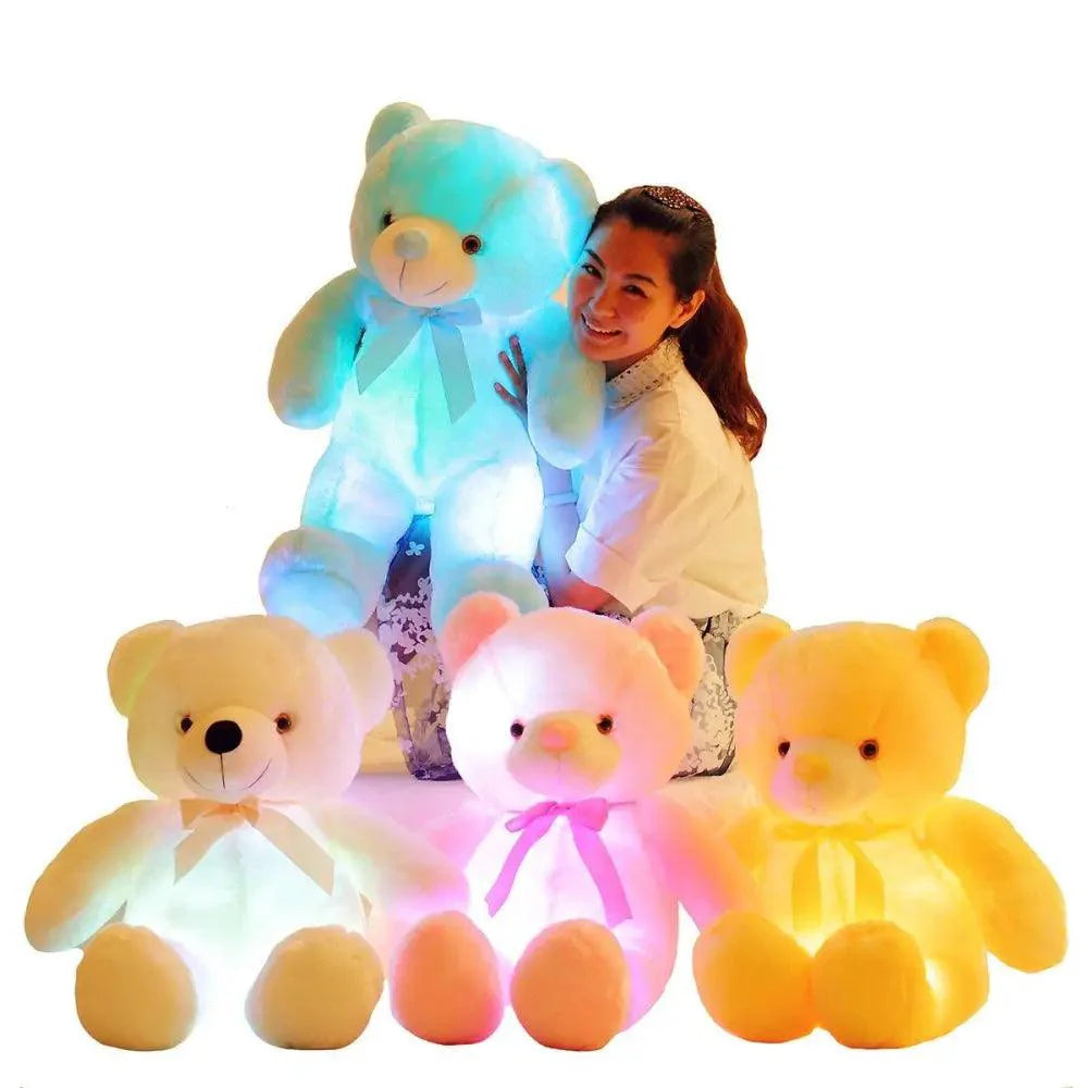 Osito de Peluche Brillante LED Colorido