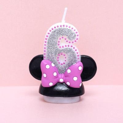 Velas de Cumpleaños Creativas Aromáticas Sin Llama con Diseño de Caricaturas