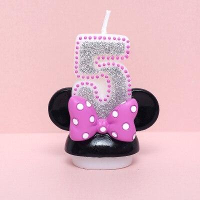 Velas de Cumpleaños Creativas Aromáticas Sin Llama con Diseño de Caricaturas