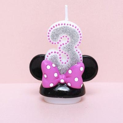 Velas de Cumpleaños Creativas Aromáticas Sin Llama con Diseño de Caricaturas
