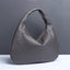 Elegant Crescent Shaped Hand Woven Shoulder Bag