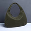 Elegant Crescent Shaped Hand Woven Shoulder Bag