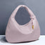 Elegant Crescent Shaped Hand Woven Shoulder Bag