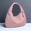 Elegant Crescent Shaped Hand Woven Shoulder Bag