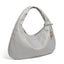 Elegant Crescent Shaped Hand Woven Shoulder Bag