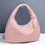 Elegant Crescent Shaped Hand Woven Shoulder Bag