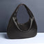 Elegant Crescent Shaped Hand Woven Shoulder Bag