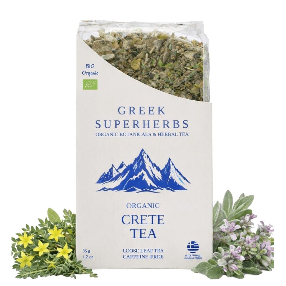 Thé Herbal de Crète – Mélange de Dittany, Sauge et Tribulus