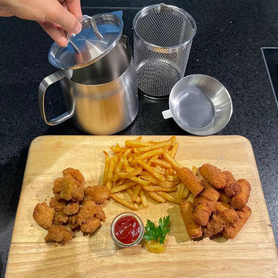CrispMaster Fry & Filter - Freidora Profunda Premium