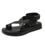 Sandalias de Plataforma Abiertas con Cruce