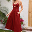 Vestido de tirantes cruzados con fruncido