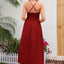 Vestido de tirantes cruzados con fruncido