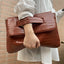 Crocodile patterned carrying bag with sleeve, large capacity file bag, storage bag, official document bag - Korvel