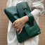Crocodile patterned carrying bag with sleeve, large capacity file bag, storage bag, official document bag - Korvel
