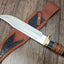 Legendary Crocodile Dundee Bowie Knife – 16" D2 Steel with Leather Sheath - Korvel