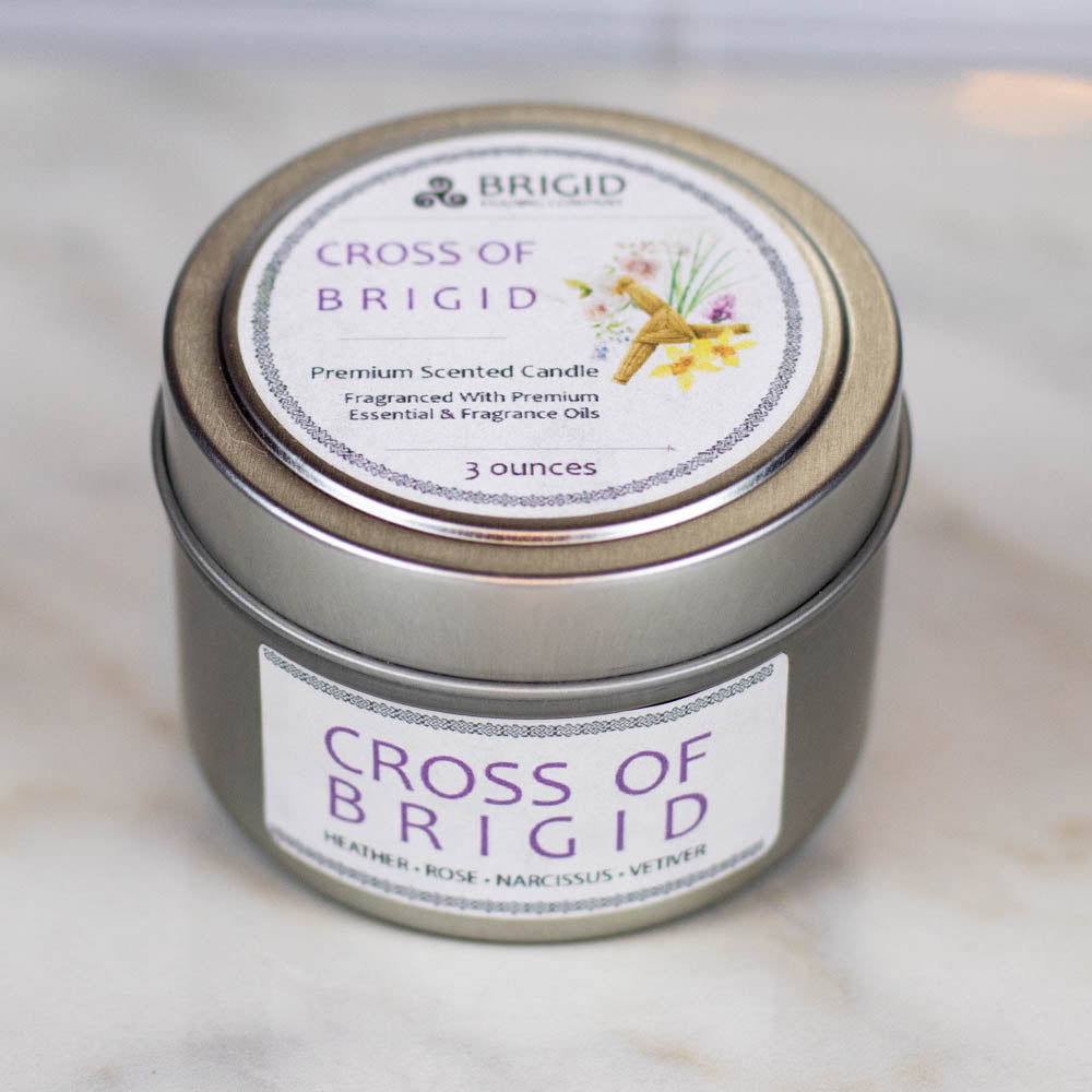 Brigid's Embrace Soy Wax Candle - Floral & Earthy Harmony - Korvel