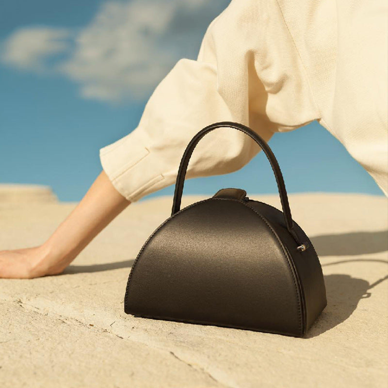 Cross shoulder Half circle Bag Handbag Single shoulder Trendy Cross shoulder Bag - Korvel