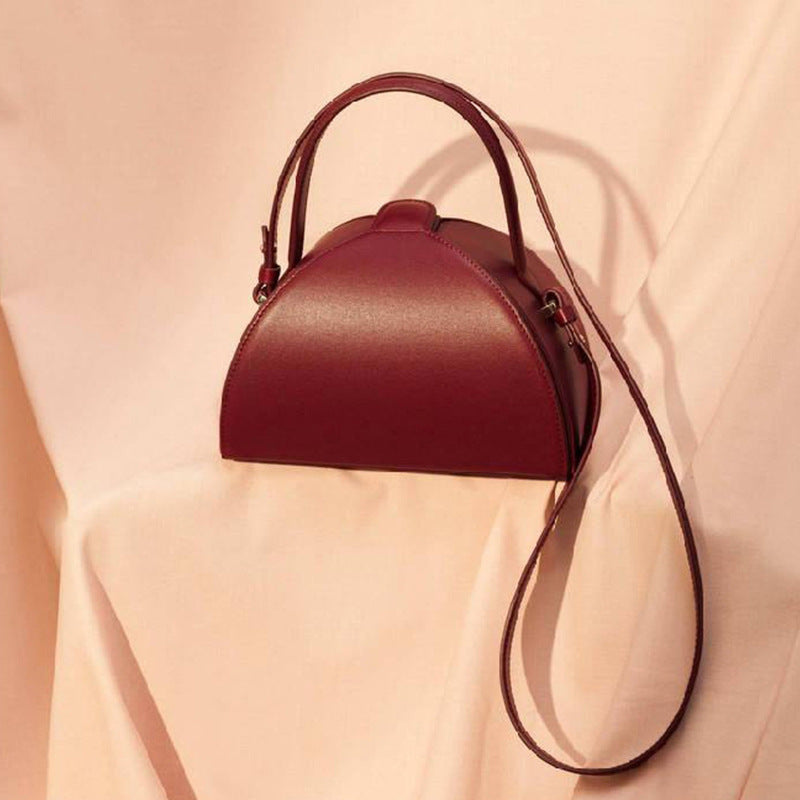 Cross shoulder Half circle Bag Handbag Single shoulder Trendy Cross shoulder Bag - Korvel