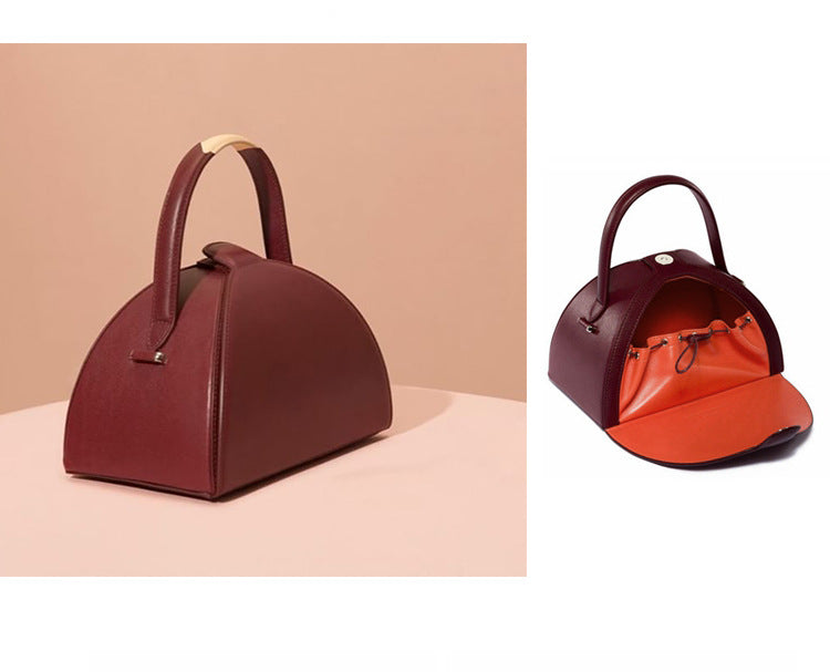 Cross shoulder Half circle Bag Handbag Single shoulder Trendy Cross shoulder Bag - Korvel