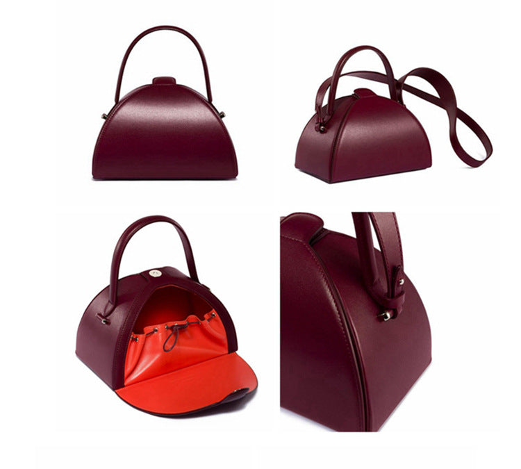 Cross shoulder Half circle Bag Handbag Single shoulder Trendy Cross shoulder Bag - Korvel