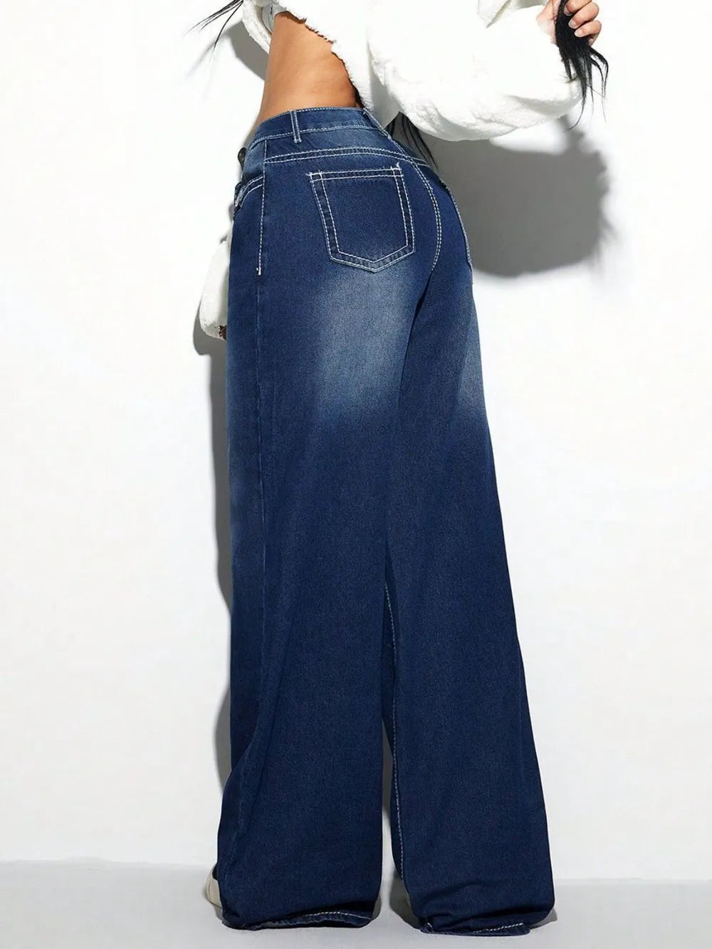 Cross Wide Leg Jeans - Korvel