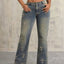 Cross Wide Leg Jeans with Pockets - Korvel