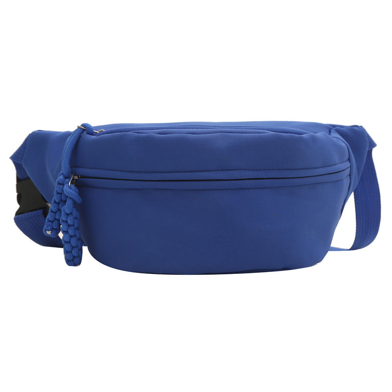 Crossbody bag women's casual bag canvas bag waist bag trendy sports chest bag - Korvel
