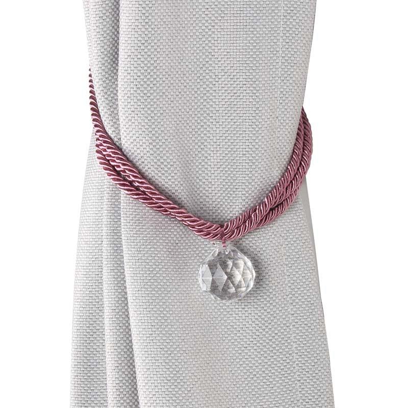 Elegant Crystal Bead Curtain Tiebacks - Decorative Holders for Home & Office - Korvel