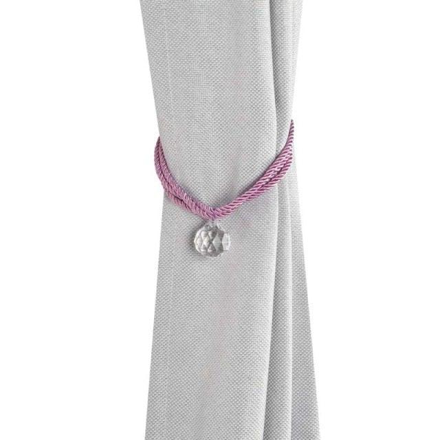 Elegant Crystal Bead Curtain Tiebacks - Decorative Holders for Home & Office - Korvel