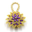 Elegant Crystal Curtain Tiebacks with Magnetic Holders