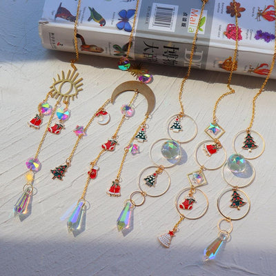 Colorful Crystal Suncatchers for Home and Garden Decor