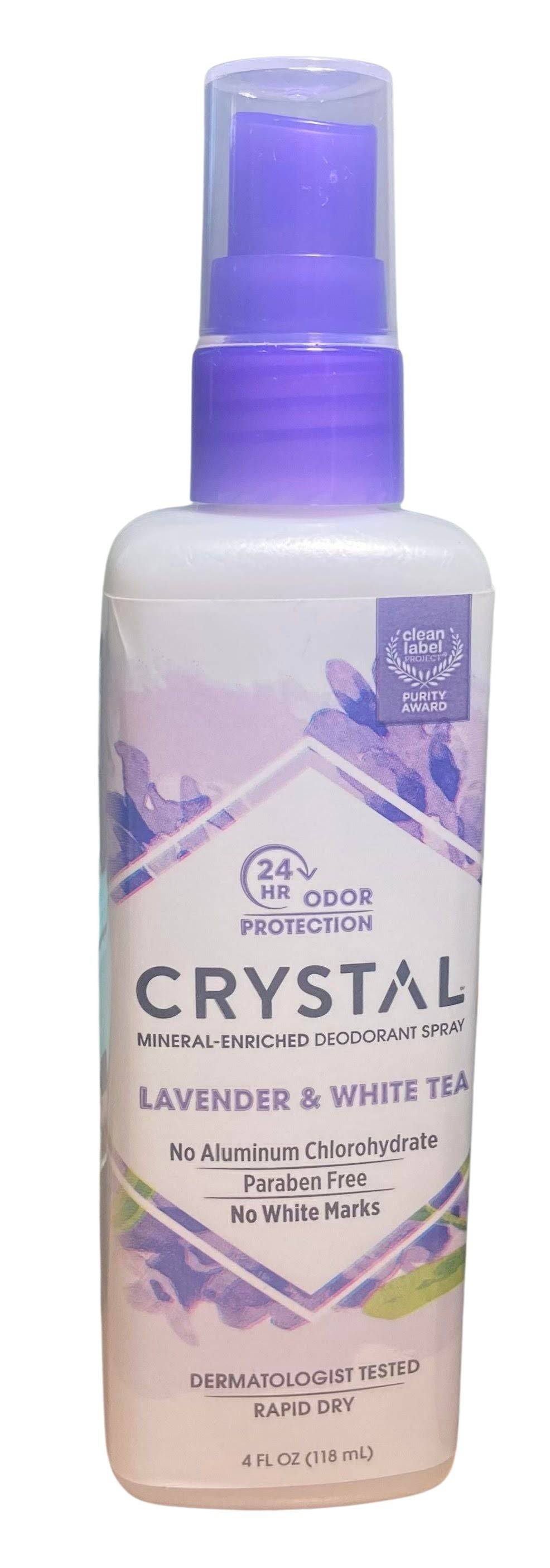 Crystal Deodorant Spray - Lavender & White Tea
