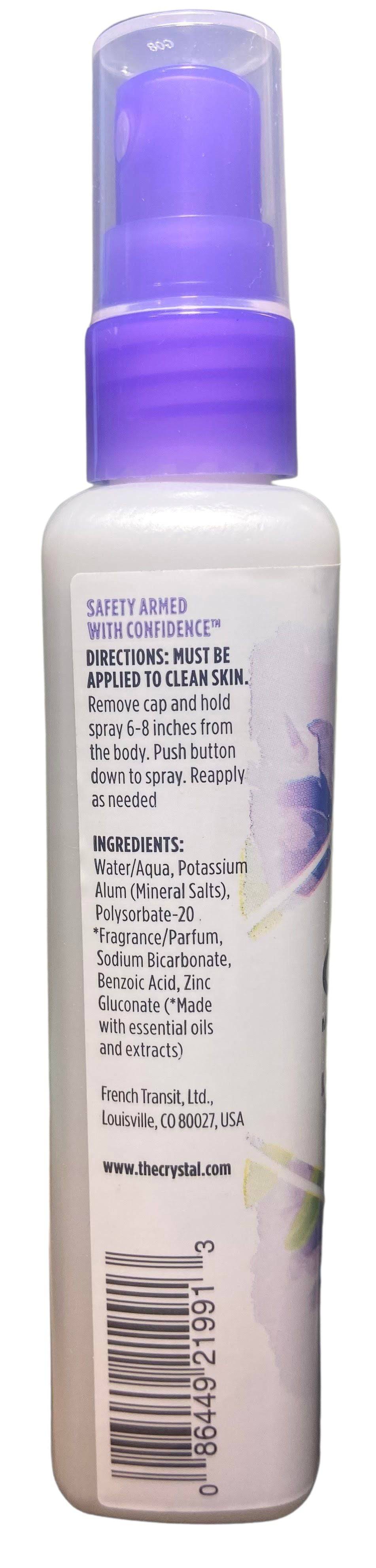 Crystal Deodorant Spray - Lavender & White Tea