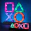 Lampe d'icône de jeu contrôlée par la voix PlayStation