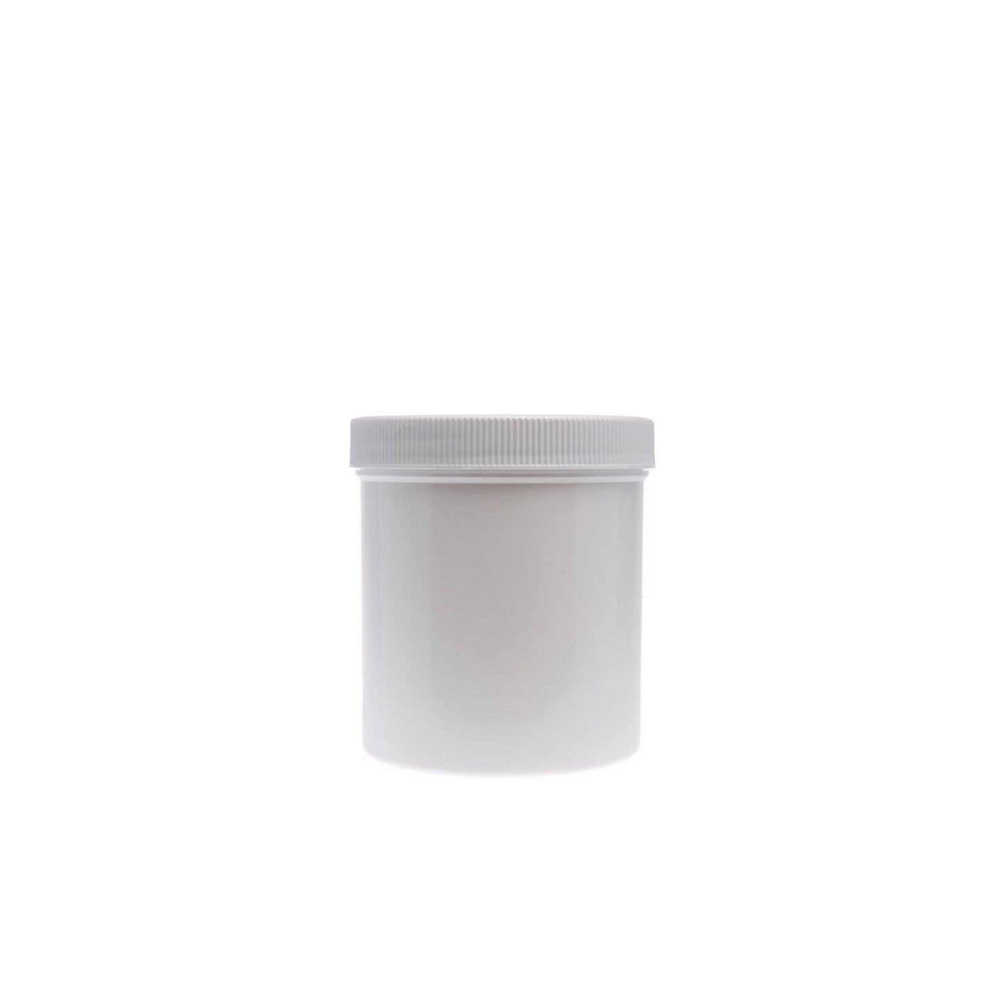 Bocaux à onguent en plastique blanc Centor, 16 oz (caisse de 9)