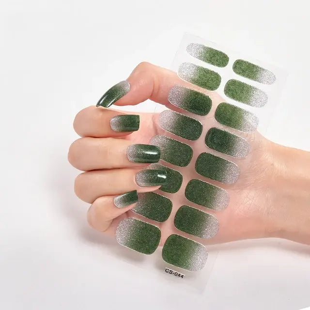 Premium DIY Gel Nail Stickers for Effortless Glam