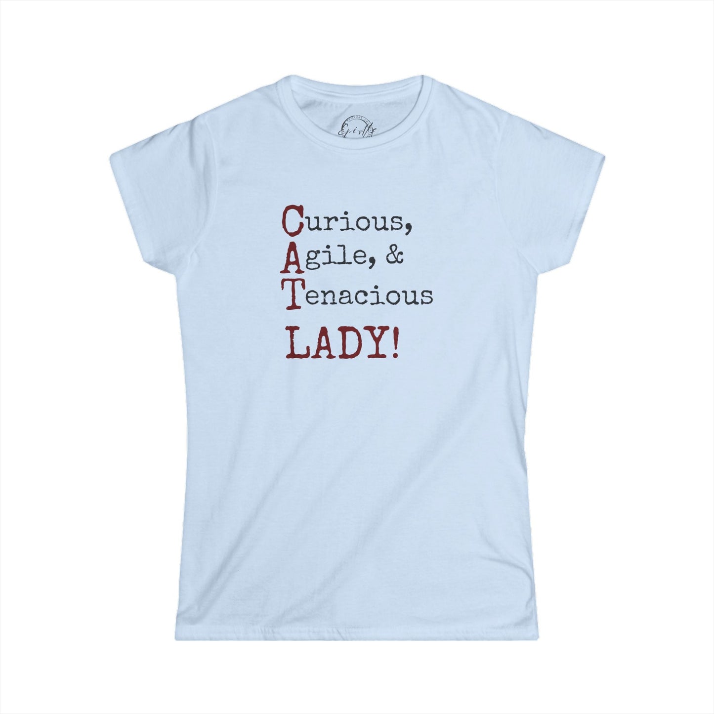 Empowered Cat Lady Tee | Women's Softstyle Shirt for Cat Lovers - Korvel