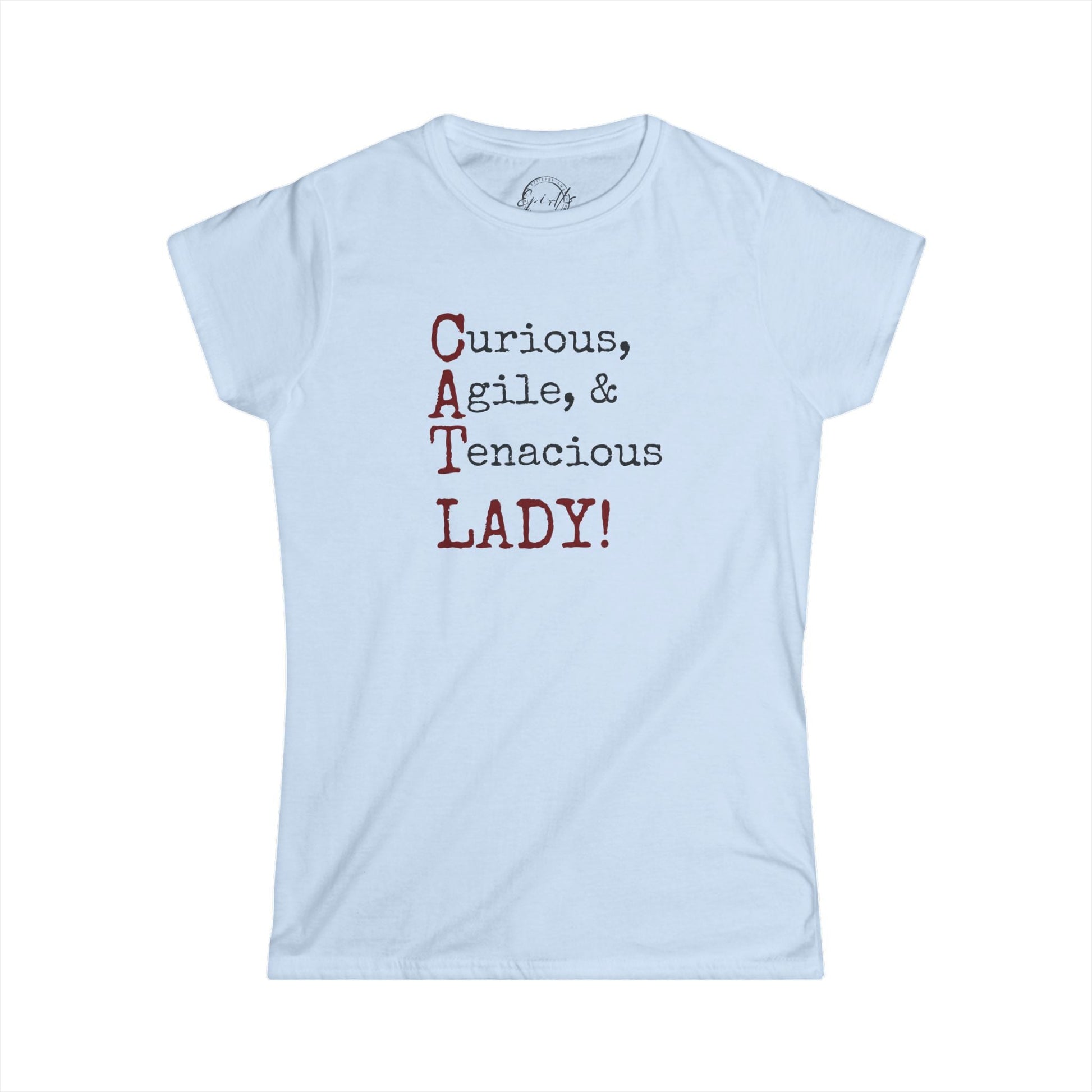 Empowered Cat Lady Tee | Women's Softstyle Shirt for Cat Lovers - Korvel