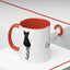 Taza de café Cursive Tail Cat Lady