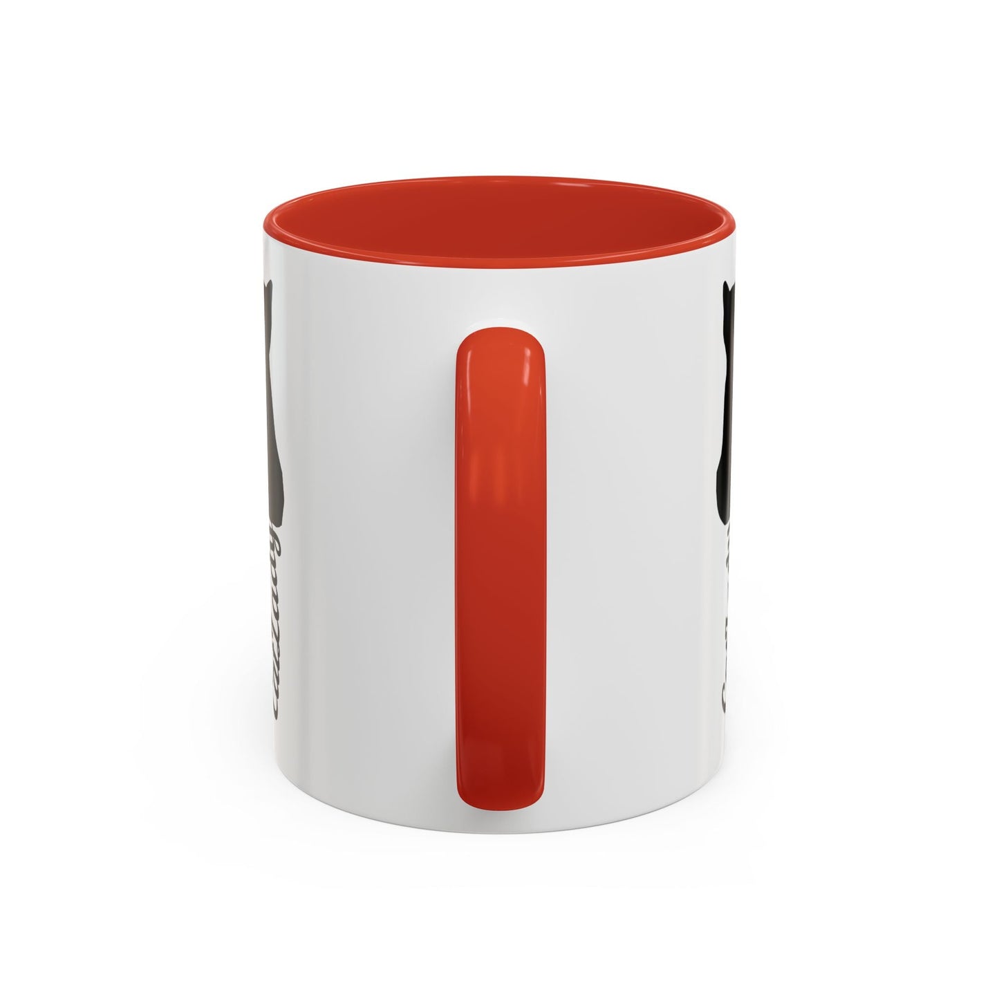 Taza de café Cursive Tail Cat Lady