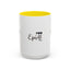 Taza de café Cursive Tail Cat Lady
