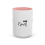Taza de café Cursive Tail Cat Lady