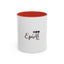 Taza de café Cursive Tail Cat Lady