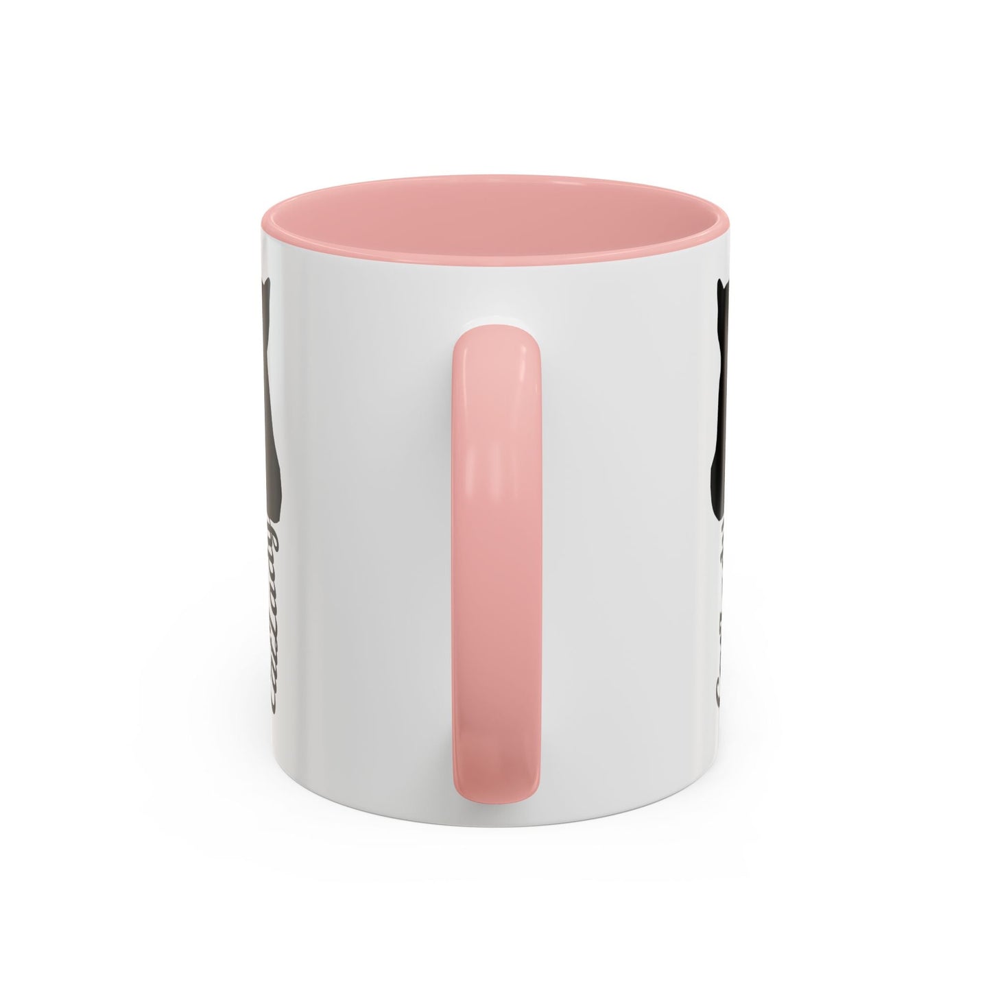 Taza de café Cursive Tail Cat Lady
