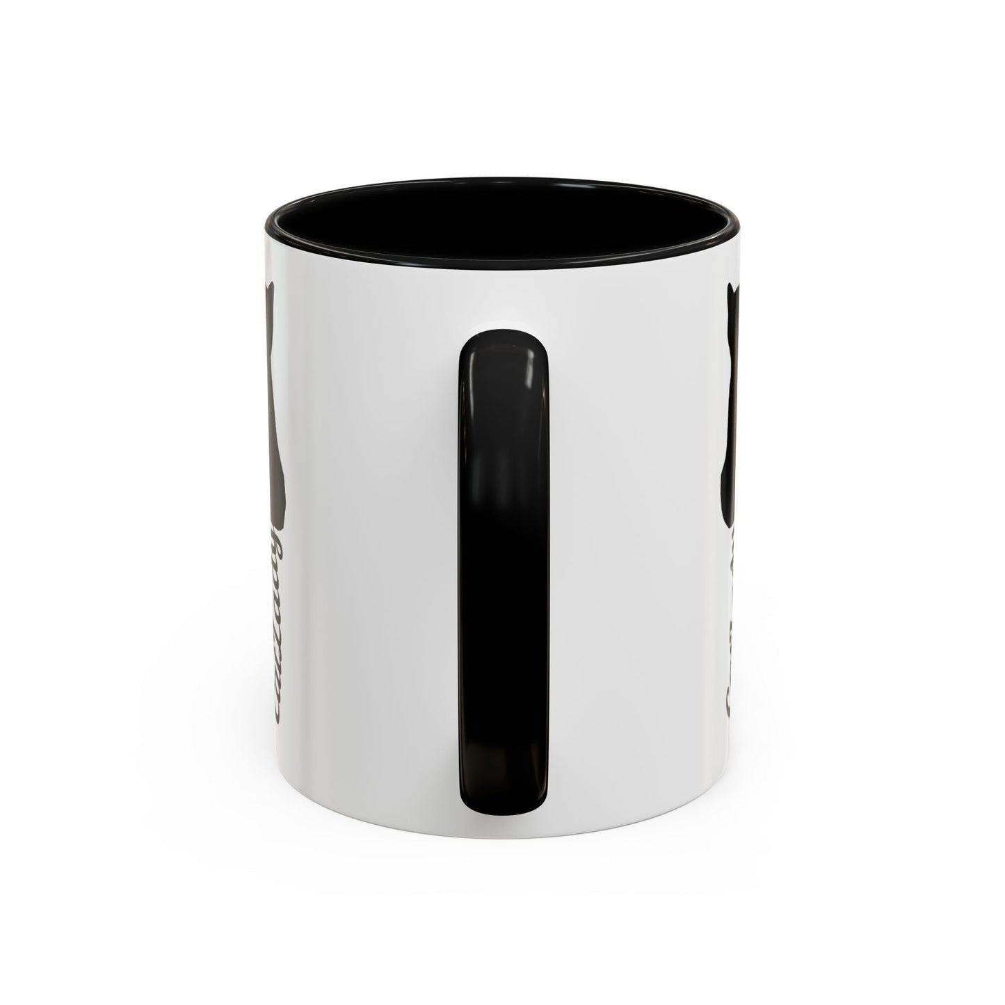 Taza de café Cursive Tail Cat Lady