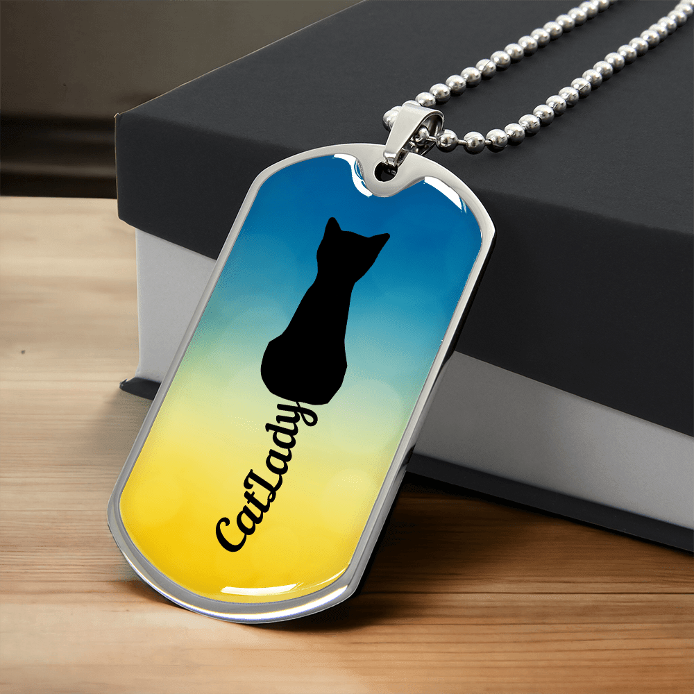 Collar de Dama Gato con Cola Cursiva