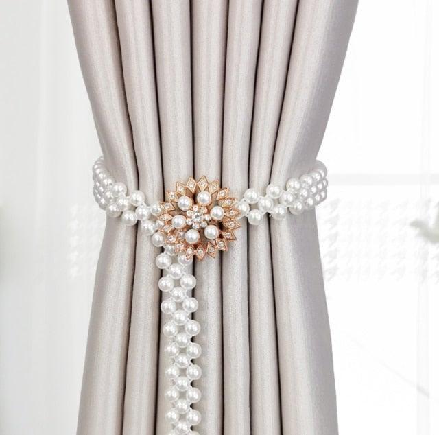 Corbatas de Cortina Elásticas Elegantes para Decoración Moderna del Hogar