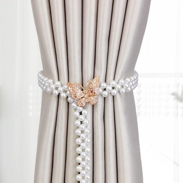 Corbatas de Cortina Elásticas Elegantes para Decoración Moderna del Hogar